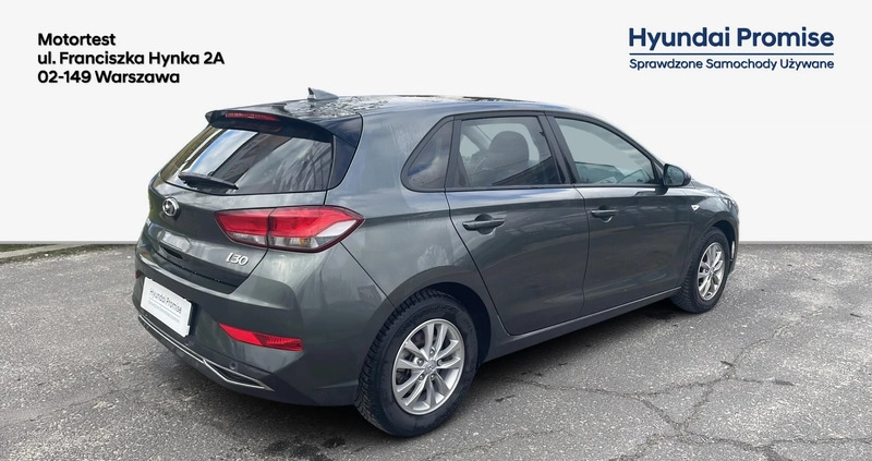 Hyundai I30 cena 69900 przebieg: 19800, rok produkcji 2022 z Opalenica małe 154